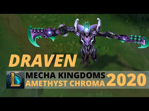 Mecha Kingdoms Draven Amethyst Chroma 2020 - League Of Legends