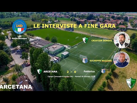 Arcetana - Fabbrico 2-0 Post-match interviews