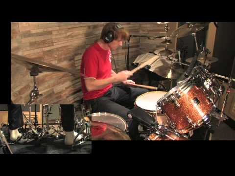 Drum Lesson No.6: 1/16 Note Rock Beats Part 2 Examples By CHRIS BRIEN  in HD