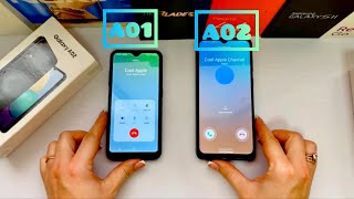 Budget phones Samsung Galaxy A01 vs Samsung Galaxy A02 ncoming & outgoing calls