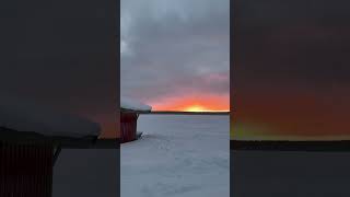 #video #winter #arctic #sun #cold #viral #shorts #sweden #kiruna #snow #ice #season #frozen