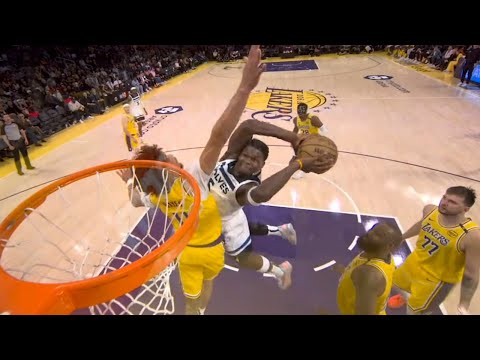 Anthony Edwards INSANE POSTER DUNK on Jaxson Hayes in Game 2 😱