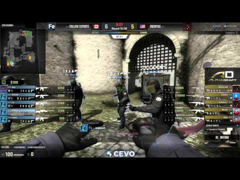 Follow eSports vs EnemyGG Game 1 (CEVO-P CS:GO Season 8) - Dust & AwesomeSauce