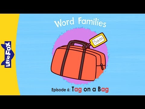 Word Family _ag | Word Families 6 | Tag on a Bag | Phonics | Little Fox | Animated Stories for Kids