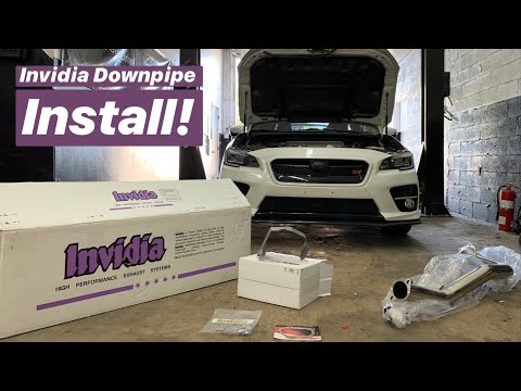 Invidia Catless Divorced Downpipe Install! (2017 WRX STI Stage 2)