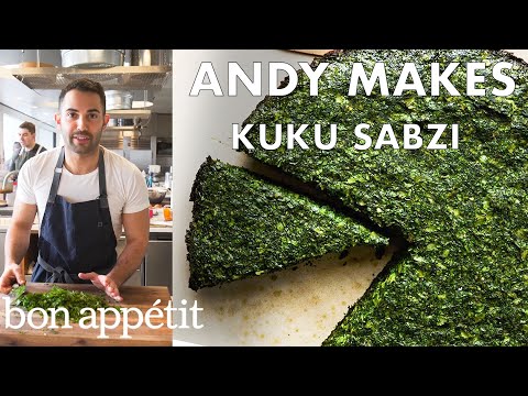 Andy Makes Kuku Sabzi (Persian Frittata) | From the Test Kitchen | Bon Appétit