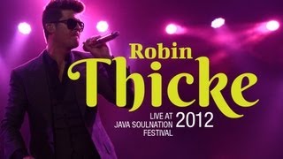 Robin Thicke &quot;Lost Without You&quot; live at Java Soulnation Festival 2012
