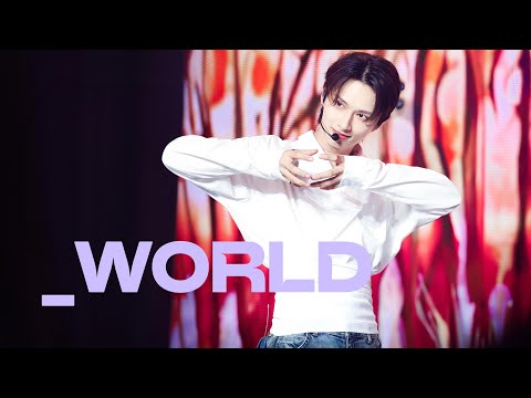 240616 Weverse con '_WORLD' 세븐틴 SEVENTEEN 준 JUN 직캠 FANCAM 4K FOCUS 4 Multi-Cam ver.