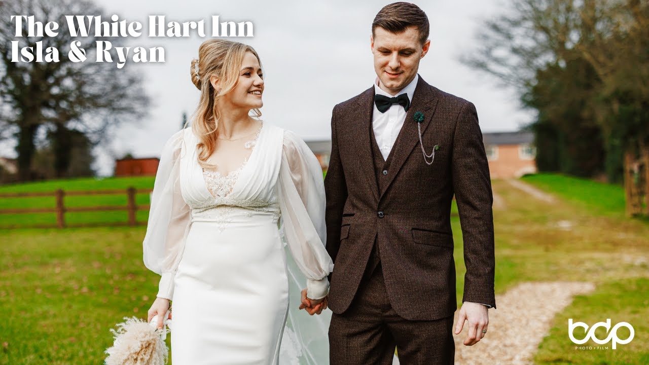 The White Hart Inn wedding photography and film