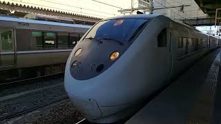 しらさぎ58号 米原駅到着後回送 681系W11編成(681-7)