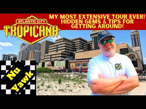 🟡 Tropicana Atlantic City Hotel & Casino Full Tour: Towers, The Quarter, Restaurants, Shops & More!