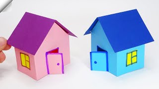 How To Make Easy Paper House | Easy paper toys