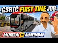 GSRTC First Time Job Mumbai To Ahmedabad Volvo Bus Drive Bus Simulator India