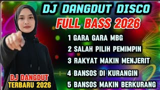 Download lagu DJ DANGDUT DISCO 🎧 GARA GARA MBG 🎧  FULL BASS 2026 || VIRAL TIKTOK ‼️ mp3
