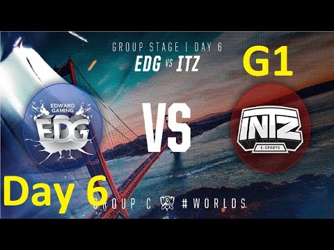 EDG vs ITZ Game 2 Highlights - 2016 Worlds Group Stage - Day 6