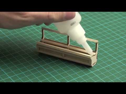 San Francisco Cable Car OcCre -02- Ensamblado y forrado bancos