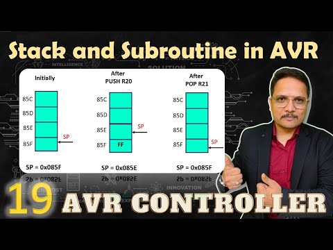 Stack and Subroutine in AVR Microcontroller
