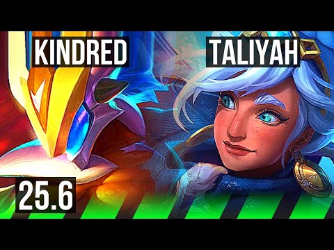 KINDRED vs TALIYAH (JGL) | 13/3/10 | EUW Master | 25.6