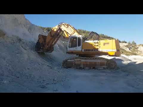 Liebherr R 974 Hochlöffelbagger Baumaschinen Puntigam GmbH Video 1