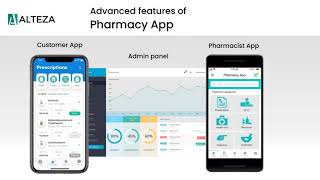 Pharmacy app development with Alteza