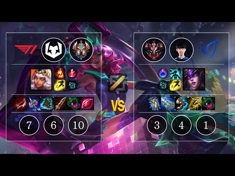 T1 Clozer Qiyana vs CGA Aria Syndra Mid - KR Patch 10.12