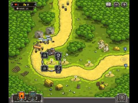 Kingdom Rush Level 1 Iron Challenge Walkthrough