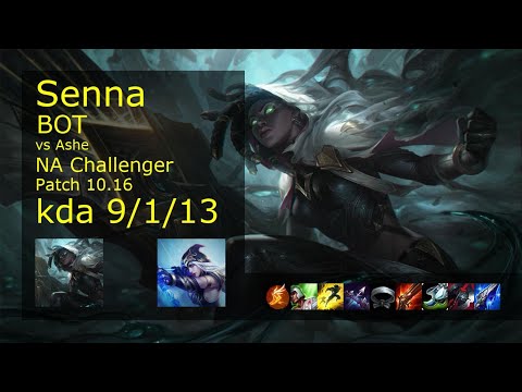 Senna ADC & Nautilus vs Ashe & Karma - NA Challenger 9/1/13 Patch 10.16 Gameplay