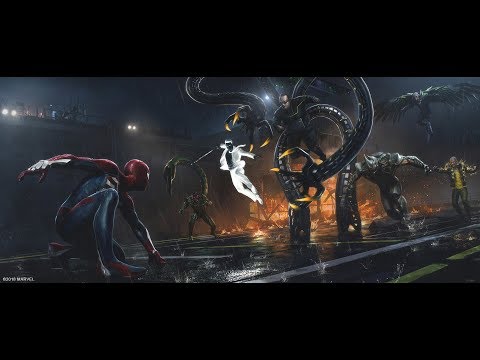 Spider-Man vs Sinister Six (+ ALL BOSS FIGHTS & ENDING) Cutscenes- Spider-Man PS4 Gameplay
