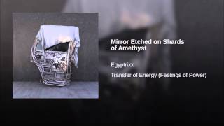 Mirror Etched on Shards of Amethyst