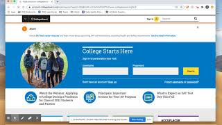 Create a College Board Account