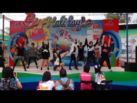 140405 D-Pyralis cover 2ne1 - I love you+Come back home(Feat.Lollipop CZ)+Crush @Siam Park City