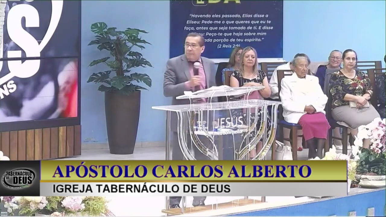 VAI TER SURPRESA * APÓSTOLO CARLOS ALBERTO *  TABERNÁCULO DE DEUS