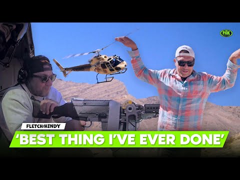 Fletch & Hindy shoot guns out of helicopters… Do we need to say more? | Fletch & Hindy | Fox League