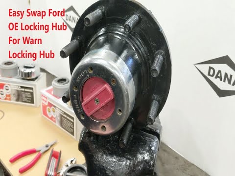 1999-2004 Ford F250 F350 Superduty Warn Locking Hub Replacement (Easy & Stronger)