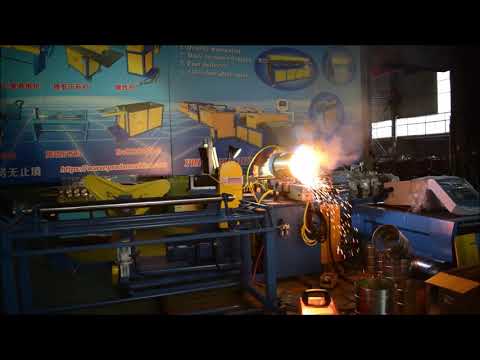 Spiral tubeformer PD 1600 for Canada market under testing with both air and plasma cutting option