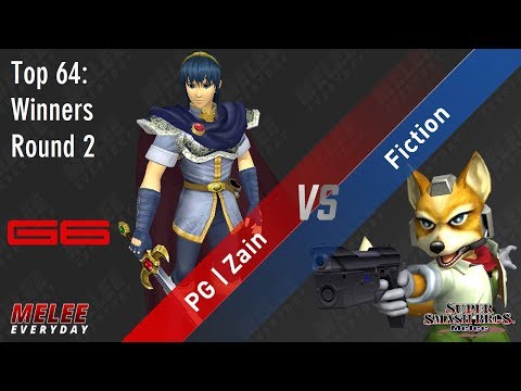 Genesis 6 - PG | Zain (Marth) vs. Fiction (Fox) - SSBM - Top 64 - WR2