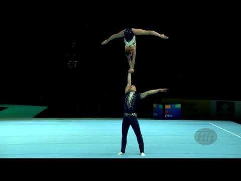 Ukraine (UKR) - 2018 Acrobatic Worlds, Antwerpen (BEL) - Balance  Mixed Pair