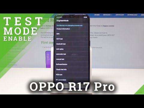 How to Read Phone Info in OPPO R17 Pro with the Screen Lock - Test OPPO with Password Lock
