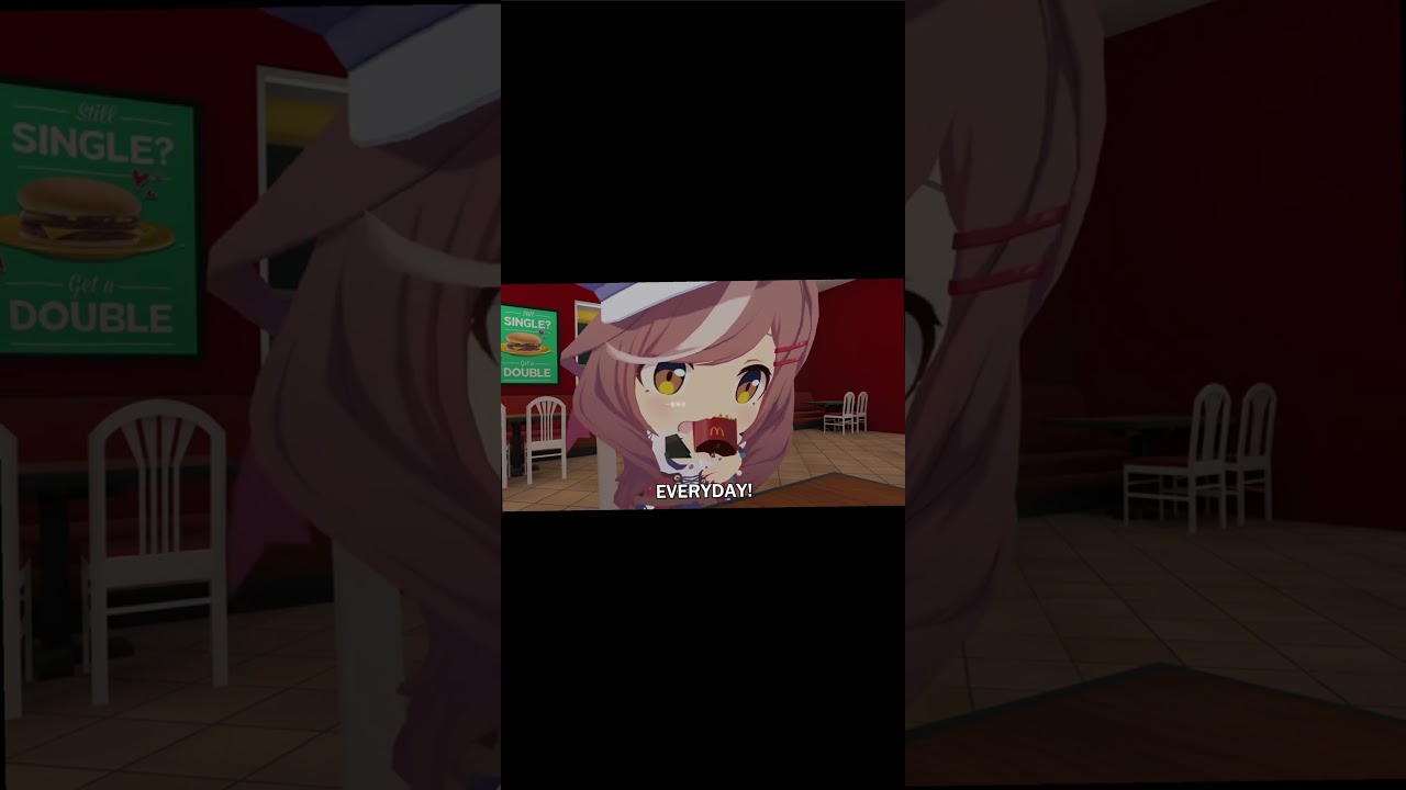 Mambo eating hamburger 🍔#mambo #kawaii #singing #meme