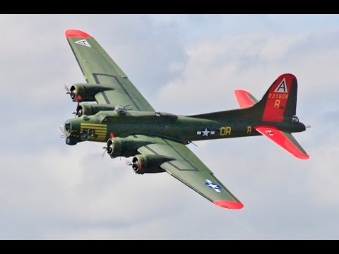 RC WW2 BOMBERS / TRANSPORT - B-17 + WELLINGTON + ANSON AT LMA RAF COSFORD - 2015