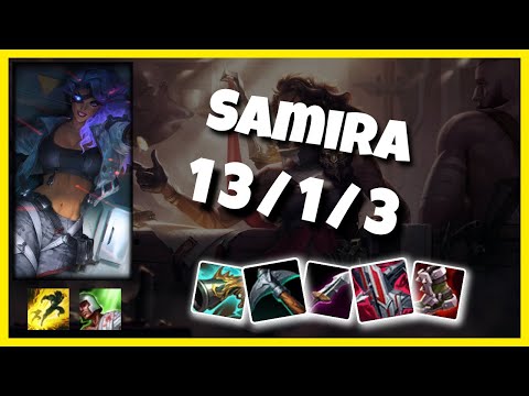 Samira Gameplay Challenger Replay S11 - 11.5 Bot Lane (13/1/3) - TURKISH