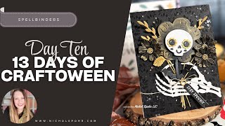 Spooky Halloween Bouquet Card Idea
