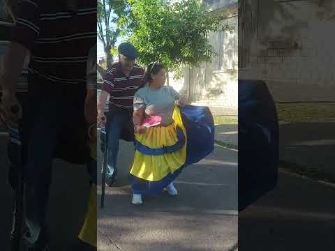 Comparsa Balelé en el Barrio Aires Puros de Montevideo