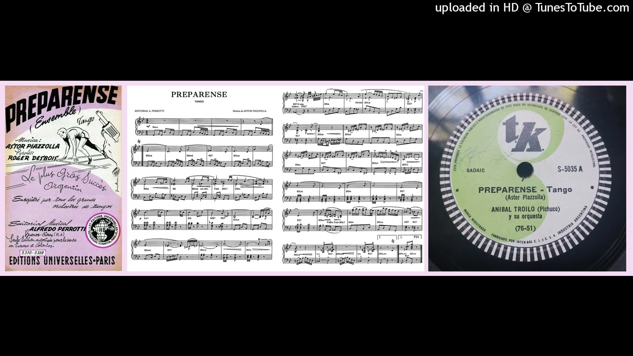 Preparense - Anibal Troilo y su orquesta - 1951