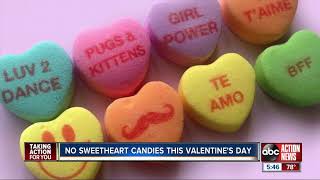 Sweethearts candy won&#39;t &#39;be yours&#39; this Valentine&#39;s Day