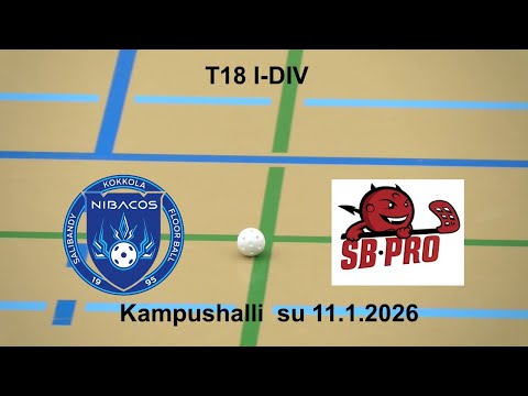 T18 I-div Nibacos - SB Pro su 11.1.2026 klo 12:00