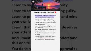 Learn to Love Yourself ❤️ | English Reading, Speaking, and Listening Practice | #englishforbeginners