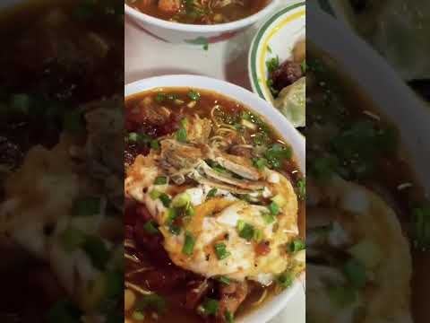 Mamou Snack in Mauritius #crabsoup #boilednoodles #delicious #shorts #moris #minebouilli #spicy