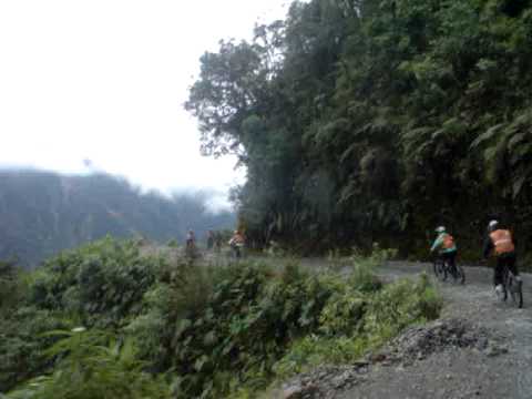 Bike Riding in Bolivia - La Paz to Coroico Road