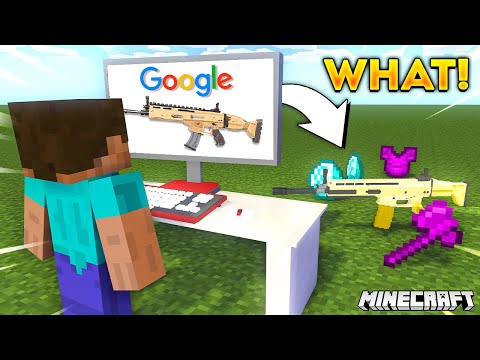 Minecraft But Anything I GOOGLE, I Get it...
